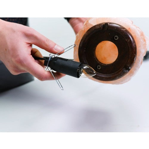 Lampa de sare, Zola®, Himalaya, baza din lemn, 3-5 kg Lampa de sare, Zola®, Himalaya, baza din lemn, 3-5 kg
